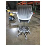 STEELCASE COBI ADJUSTABLE HEIGHT STOOL WITH ARMS