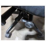 STEELCASE, LEAP V2 CHAIRS, IN LEATHER AND FABRIC