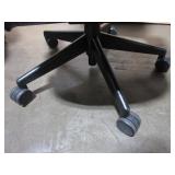 STEELCASE, LEAP V2 CHAIRS, IN LEATHER AND FABRIC