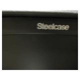 STEELCASE, LEAP V2 CHAIRS, IN LEATHER AND FABRIC