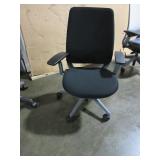 STEELCASE SERIES 2 UPHOLSTERED BACK CHAIRS