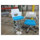 STEELCASE AND TURNSTONE STOOL AND CHAIR