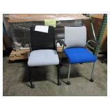 ASSORTED STEELCASE REPLY LEG BASE CHAIRS