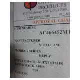 ASSORTED STEELCASE REPLY LEG BASE CHAIRS