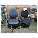 ASSORTED FABRICS STEELCASE CRITERION CHAIRS