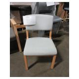 STEELCASE AND WIELAND WOOD FRAMED SIDE CHAIRS