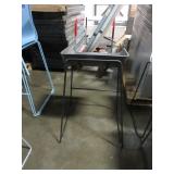 STEELCASE AND ORANGE BOX CHAIR AND STOOLS