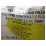 STEELCASE PLUM COLOR SOFA