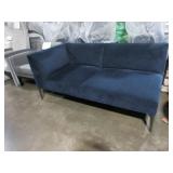 STEELCASE ONE ARM ULTRA SUEDE SOFA