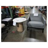 STEELCASE COALESSE CHAIR AND PAPER TABLE
