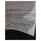 JACK CARTWRIGHT PERSONAL WORK CHAIR