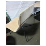 BLU DOT LEATHER LOUNGE CHAIR