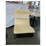 BLU DOT LEATHER LOUNGE CHAIR