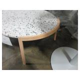 STONE TOP COFFEE TABLE