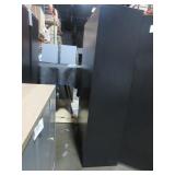 BLACK METAL STORAGE CABINET