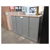 STEELCASE 4 DOOR STORAGE CABINET