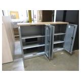 STEELCASE 4 DOOR STORAGE CABINET