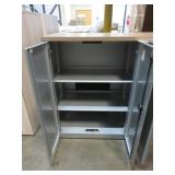 STEELCASE 4 DOOR STORAGE CABINET