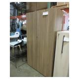 STEELCASE 2 DOOR STORAGE CABINET
