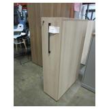 STEELCASE WOODGRAIN LAMINATE LOCKERS WITH KEYS
