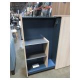 STEELCASE WOODGRAIN LAMINATE LOCKERS WITH KEYS