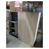 STEELCASE WOODGRAIN LAMINATE LOCKERS WITH KEYS