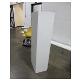 STEELCASE WHITE METAL PERSONAL LOCKER WITH KEY