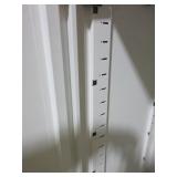 STEELCASE WHITE METAL PERSONAL LOCKER WITH KEY