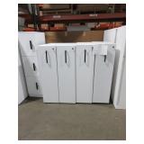 STEELCASE WHITE LAMINATE PERSONAL LOCKERS