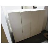 STEELCASE WHITE LAMINATE PERSONAL LOCKERS