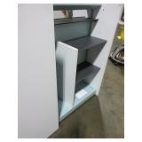 STEELCASE WHITE LAMINATE PERSONAL LOCKERS