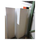 STEELCASE WHITE METAL LOCKERS