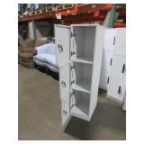 STEELCASE WHITE METAL LOCKERS
