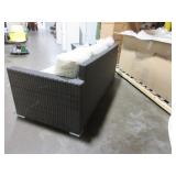 SOURCE LUCIA WICKER OUTDOOR SOFA  -  NEW