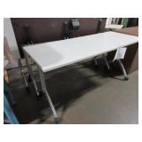 STEELCASE FLIP TOP NESTING TABLES