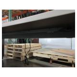 LARGE, WHITEWASH, STEELCASE, HEIGHT ADJUSTABLE DESK