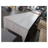 LARGE, WHITEWASH, STEELCASE, HEIGHT ADJUSTABLE DESK