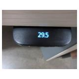 LARGE, WHITEWASH, STEELCASE, HEIGHT ADJUSTABLE DESK