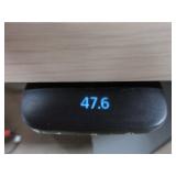 LARGE, WHITEWASH, STEELCASE, HEIGHT ADJUSTABLE DESK