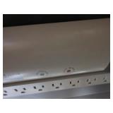 STEELCASE/BYRNE EXECUTIVE L SHAPE DESK WITH OVERHEAD BIN