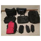 Assortment of travel bags...