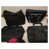 Assortment of travel bags...