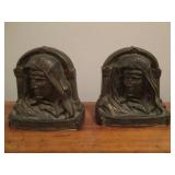 Cast iron bookends...