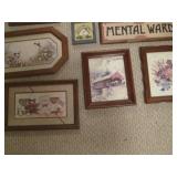 Variety of wall art...