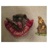 Wall art No Smoking is 16" x 4" x 1...