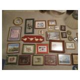 Large lot of wall art...