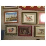 Large lot of wall art...