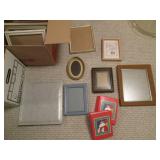 Assortment of picture frames...