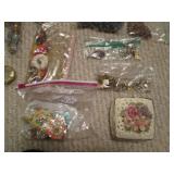 Costume jewelry and boxes...