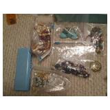 Costume jewelry and boxes...